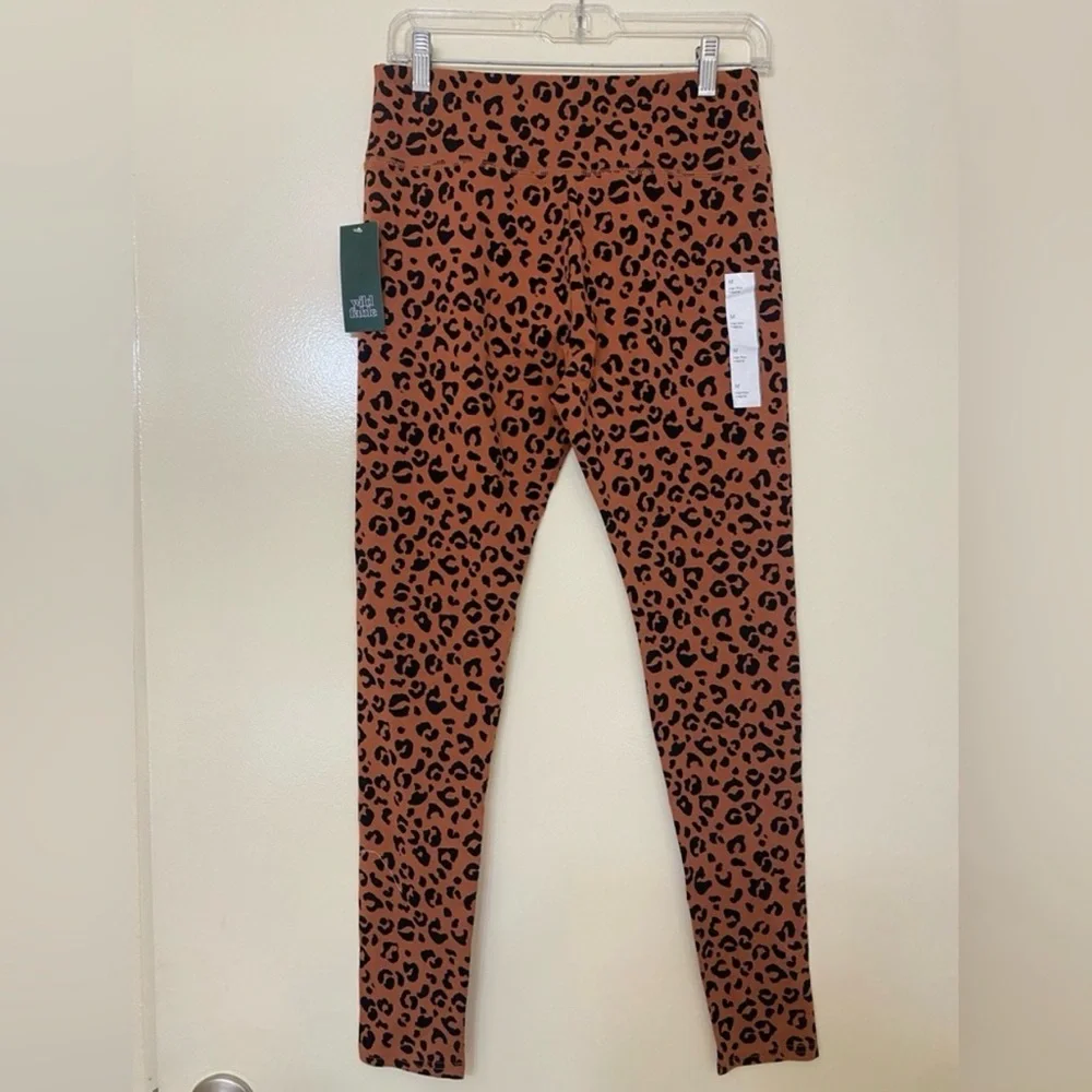 3/$15 Leopard Print High-Waisted Leggings - Picture 2 of 2
